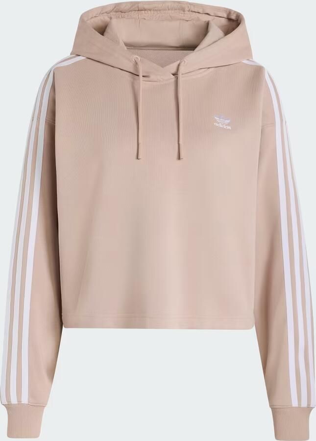 Adidas Adicolor 3-Stripes Short Hoodie