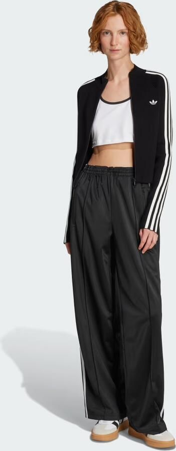 Adidas Originals Slim fit gebreid jack met labelstitching - Foto 5