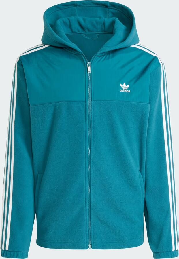 Adidas Adicolor 3-Stripes Teddy Fleece Hoodie - Foto 4