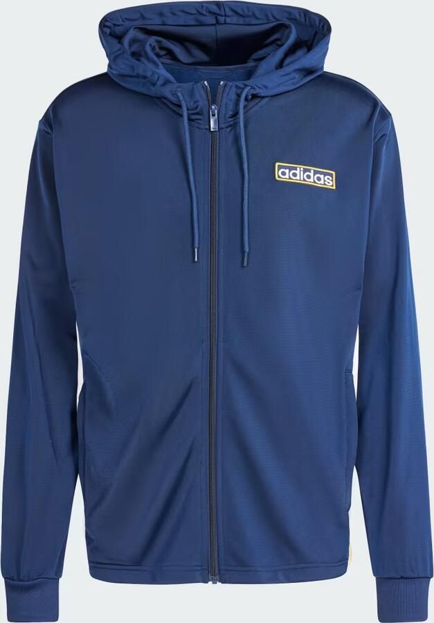 Adidas Originals adicolor Adibreak Hoodie Trainingsjassen in blauw formaten: XXL