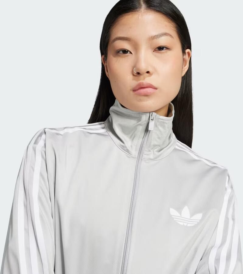 Adidas Originals Oversized Firebird Track Top Grijs- Dames Grijs - Foto 2