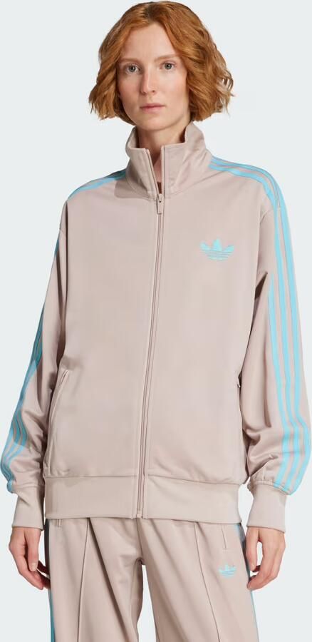 Adidas Adicolor Classic Firebird Loose Sportjack Beige- Dames Beige - Foto 7