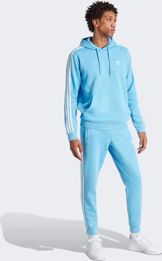 Adidas Originals Blauwe 3 Strepen Hoodie Sweater Blue Heren - Foto 5