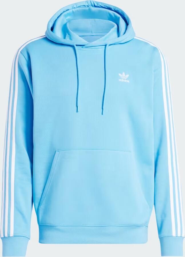 Adidas Originals Blauwe 3 Strepen Hoodie Sweater Blue Heren - Foto 4