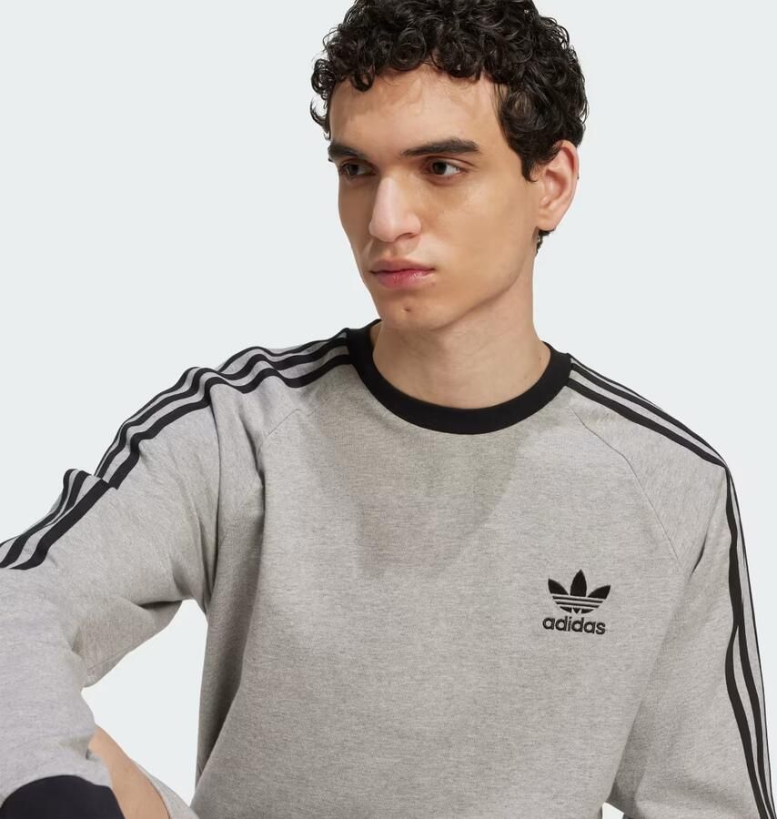 Adidas Originals Shirt met lange mouwen en labelstitching - Foto 2