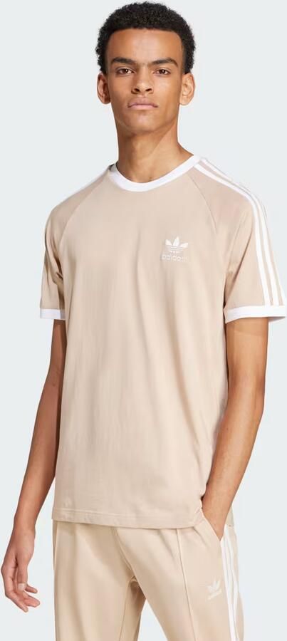 Adidas Originals Adicolor Classics 3-Stripes T-Shirt Beige- Heren Beige - Foto 6