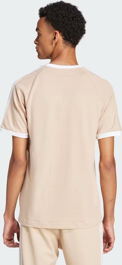Adidas Originals Adicolor Classics 3-Stripes T-Shirt Beige- Heren Beige - Foto 5