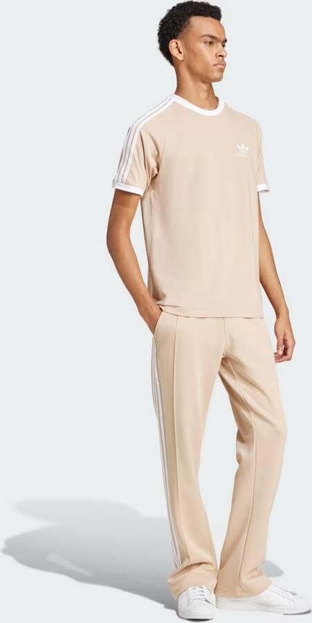 Adidas Originals Adicolor Classics 3-Stripes T-Shirt Beige- Heren Beige - Foto 4