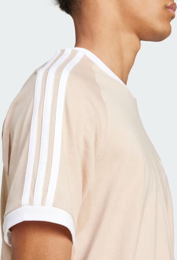 Adidas Originals Adicolor Classics 3-Stripes T-Shirt Beige- Heren Beige - Foto 3