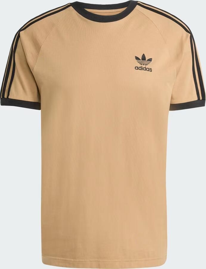 Adidas Originals T-shirt met labelstitching en ronde hals - Foto 3