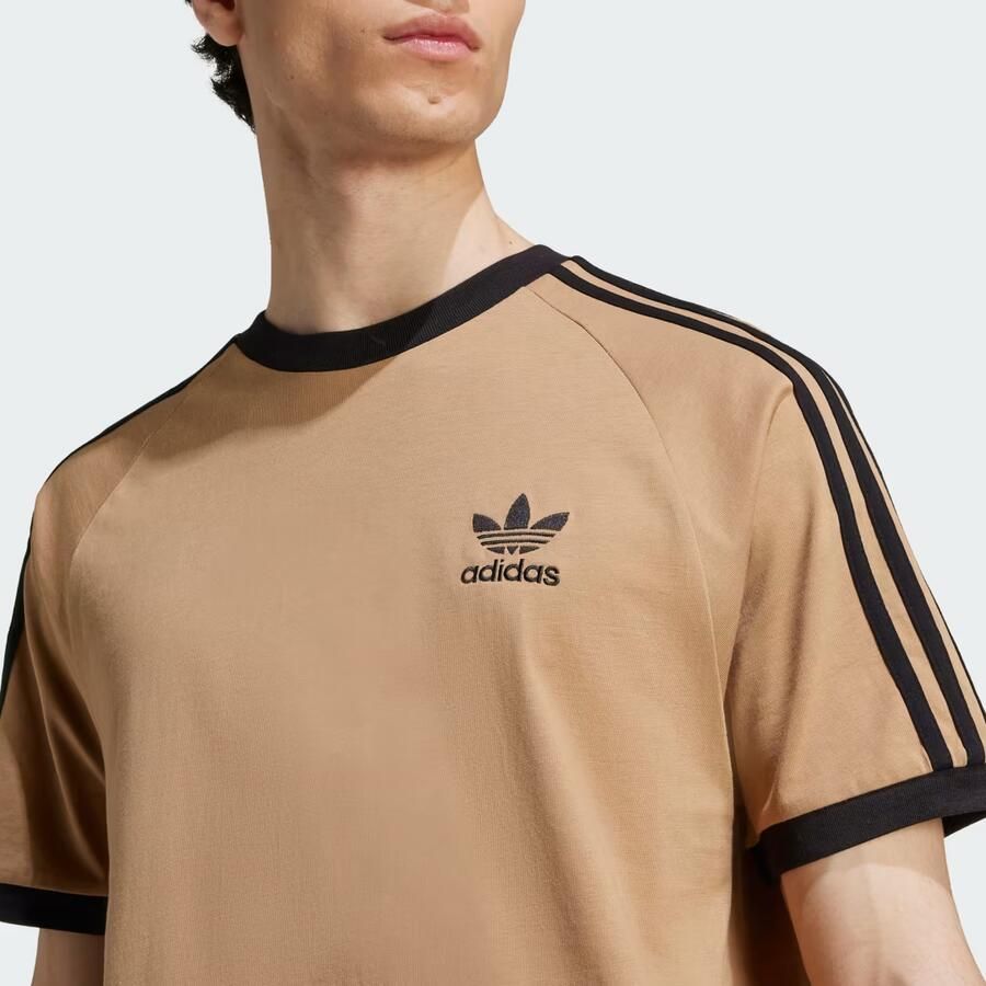 Adidas Originals T-shirt met labelstitching en ronde hals