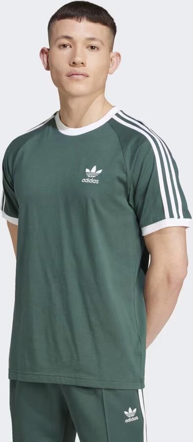 Adidas Originals T-shirt met labeltypische strepen - Foto 4