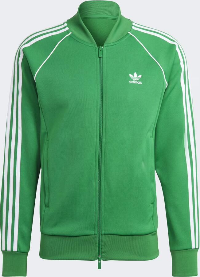 Adidas Originals Adicolor Superstar Trainingsjack Trainingsjassen Kleding green white maat: XXL beschikbare maaten:XL XXL