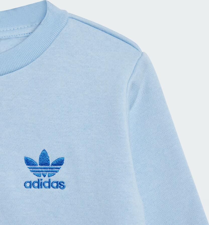 Adidas Originals Adicolor joggingpak lichtblauw Katoen Ronde hals 104