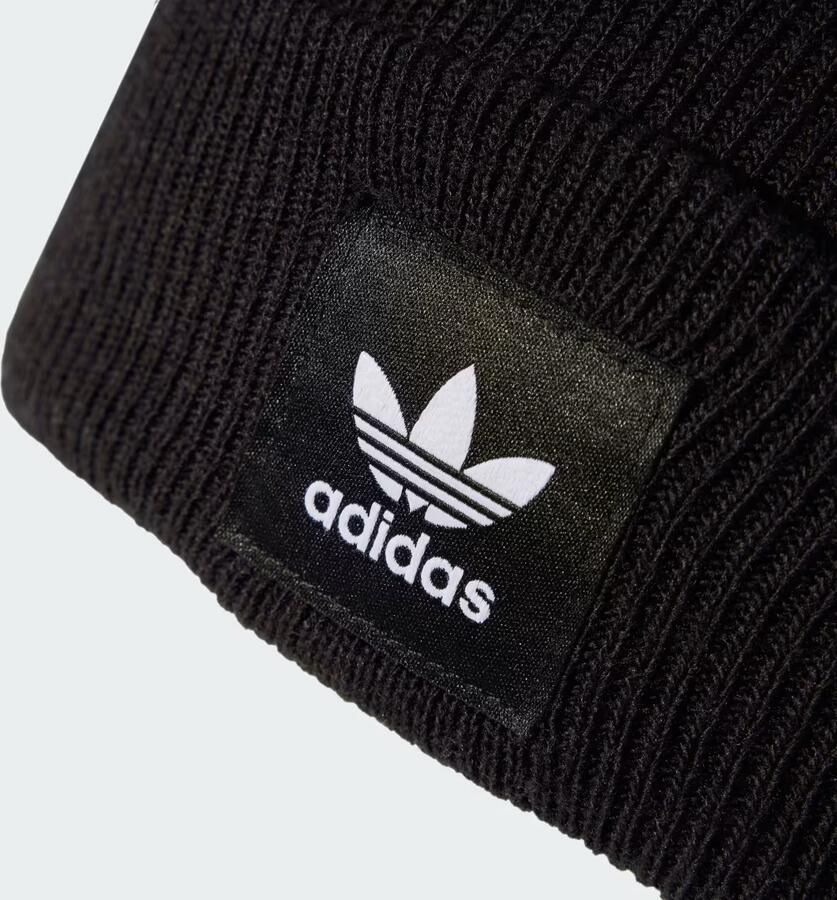 Adidas Originals adicolor Cuffed Beanie Unisex Mutsen zwart Maat ONE SIZE Accessoires - Foto 3