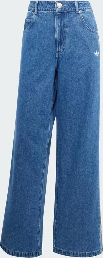 Adidas Originals Spijkerbroek met 3 Strepen Broeken in blauw formaten: 28 32 - Foto 5