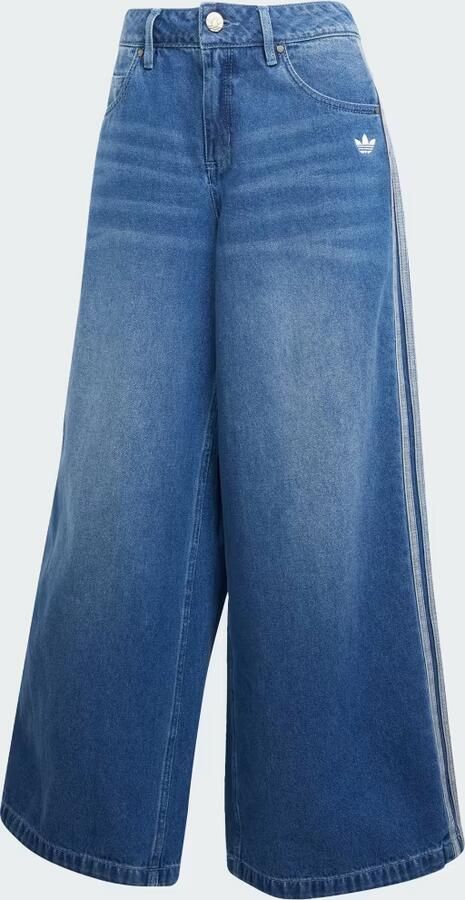 Adidas Originals Sportbroek DENIM WIDE PANT adidas jeans casual stijl geïnspireerd door de mode van de jaren 90 (1-delig) - Foto 4