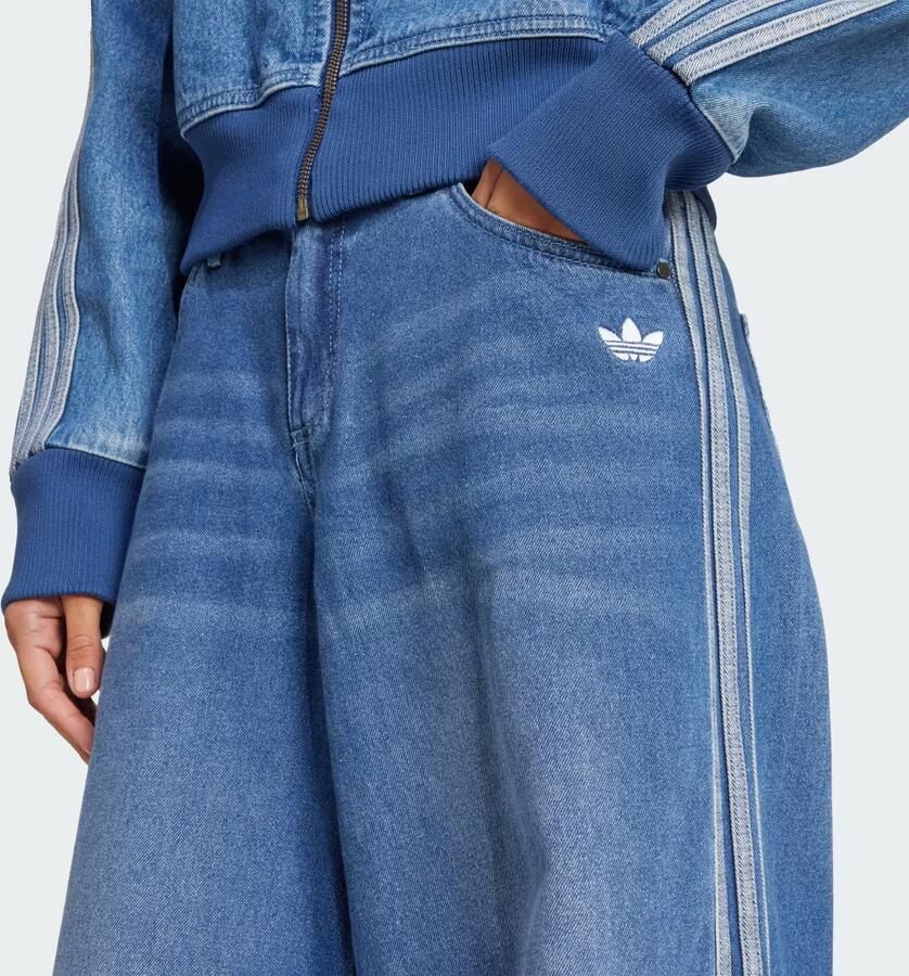 Adidas Originals Sportbroek DENIM WIDE PANT adidas jeans casual stijl geïnspireerd door de mode van de jaren 90 (1-delig) - Foto 2