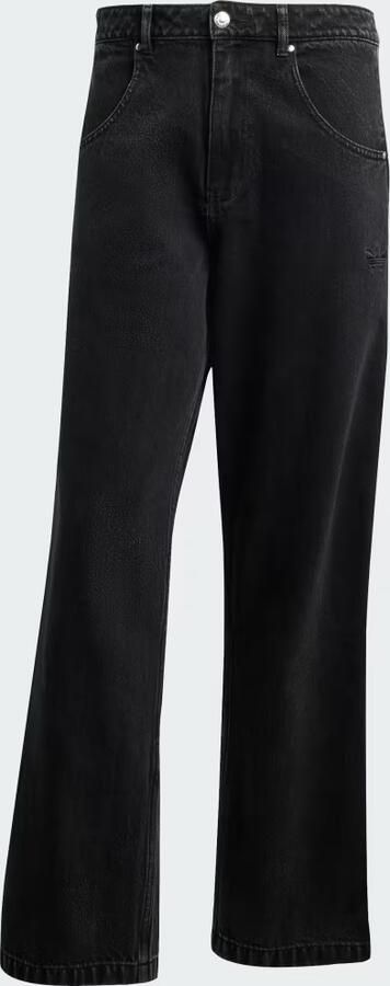Adidas Originals Denim Firebird Broek Men Spijkerbroeken zwart Kleding - Foto 6