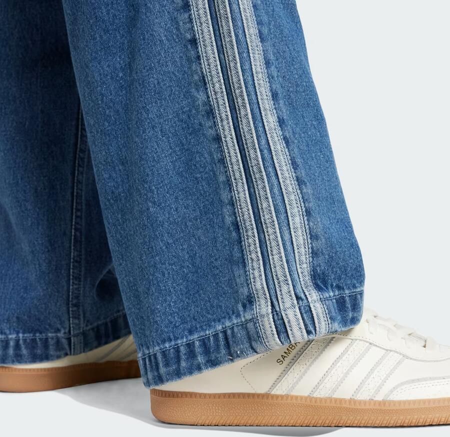 Adidas Originals Denim Firebird Broek Men Spijkerbroeken blauw Kleding - Foto 2