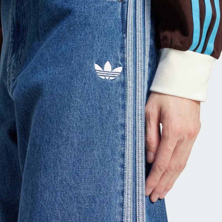 Adidas Originals Denim Firebird Broek Men Spijkerbroeken blauw Kleding