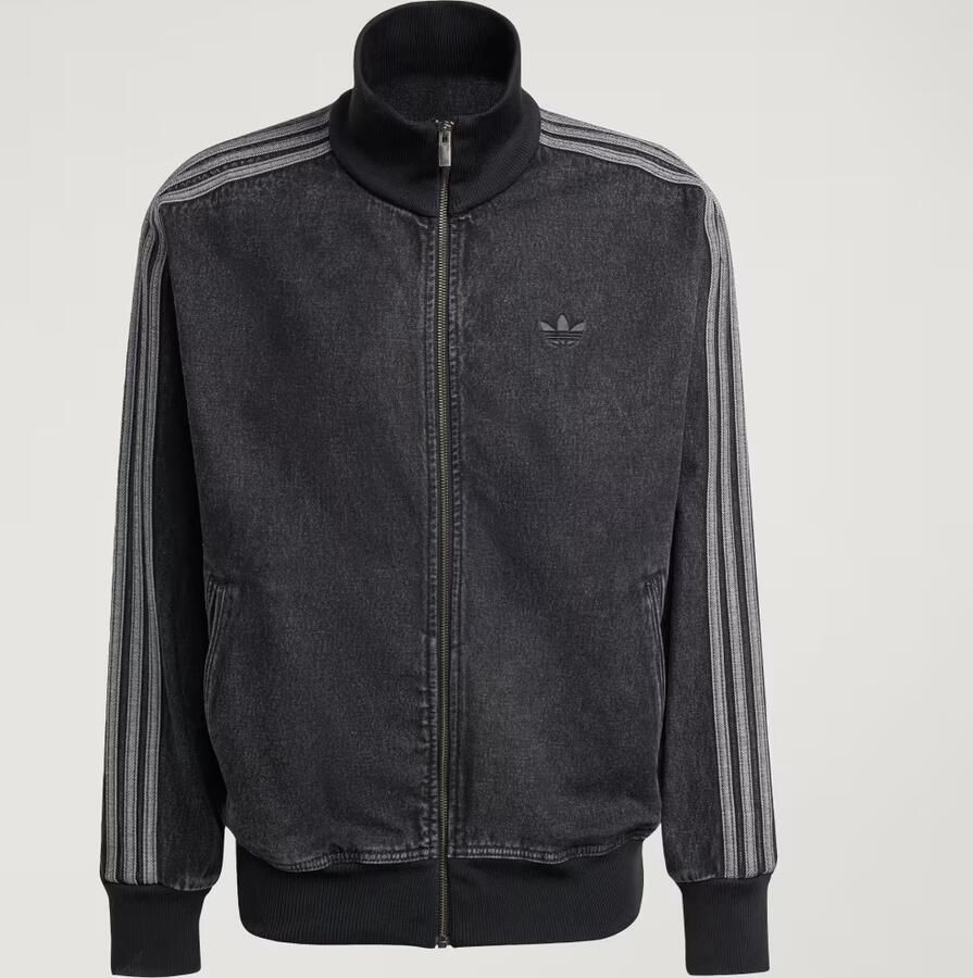 Adidas Originals Firebird Denim Track Top Zwart- Heren Zwart - Foto 3
