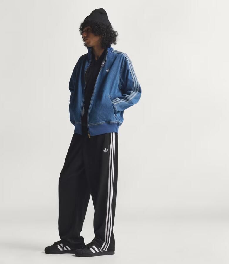 Adidas Originals Firebird Denim Track Top Blauw- Heren Blauw - Foto 4