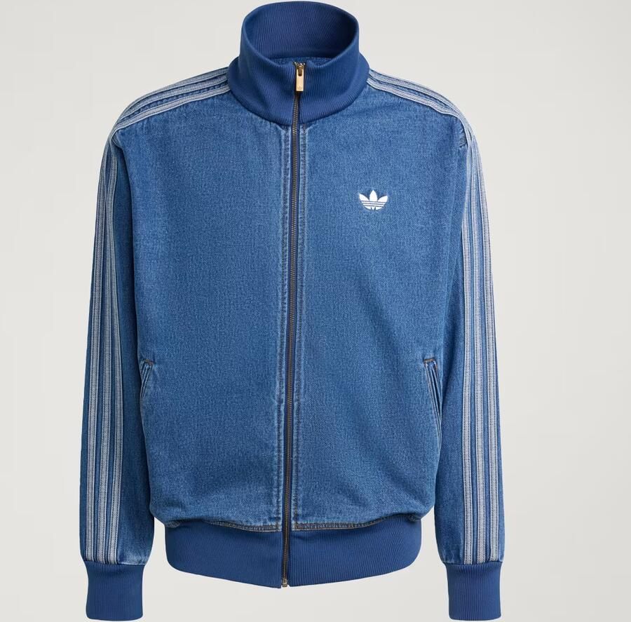 Adidas Originals Firebird Denim Track Top Blauw- Heren Blauw - Foto 3