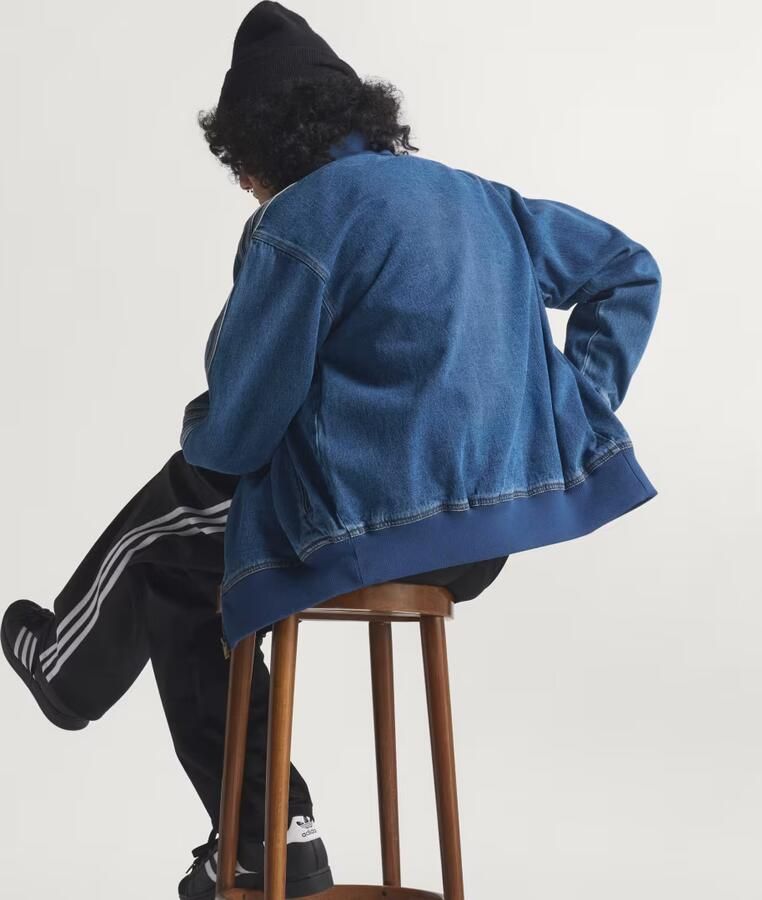 Adidas Originals Firebird Denim Track Top Blauw- Heren Blauw - Foto 5