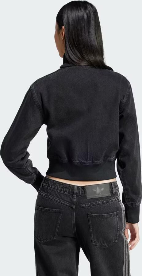 Adidas Originals Denim Firebird Track Top Zwart- Dames Zwart - Foto 4