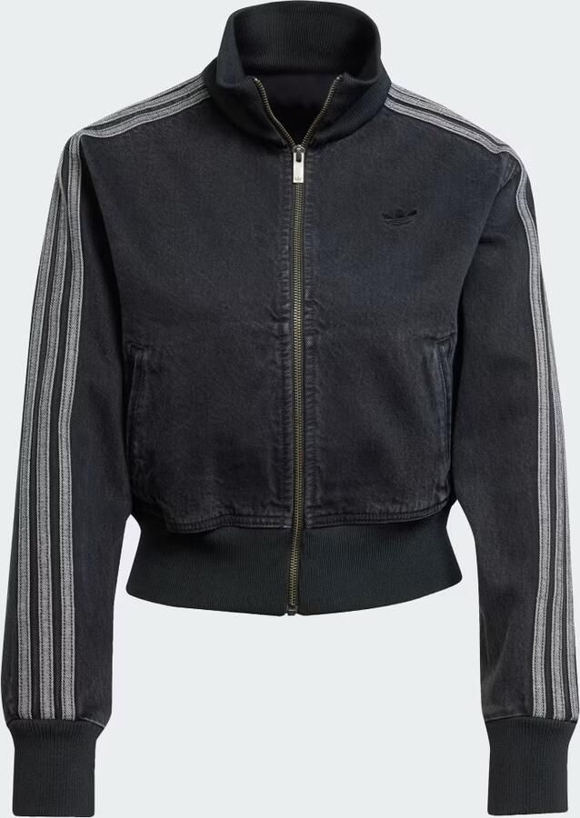 Adidas Originals Denim Firebird Track Top Zwart- Dames Zwart - Foto 3