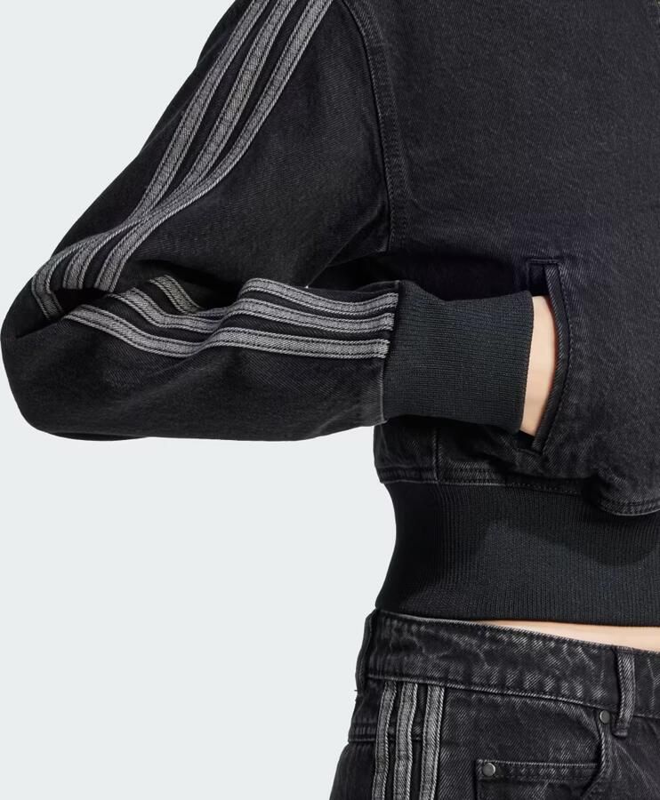 Adidas Originals Denim Firebird Track Top Zwart- Dames Zwart - Foto 2