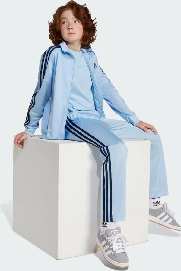 Adidas Originals adicolor Firebird trainingshose Trainingsbroeken in blauw formaten: 170 - Foto 3