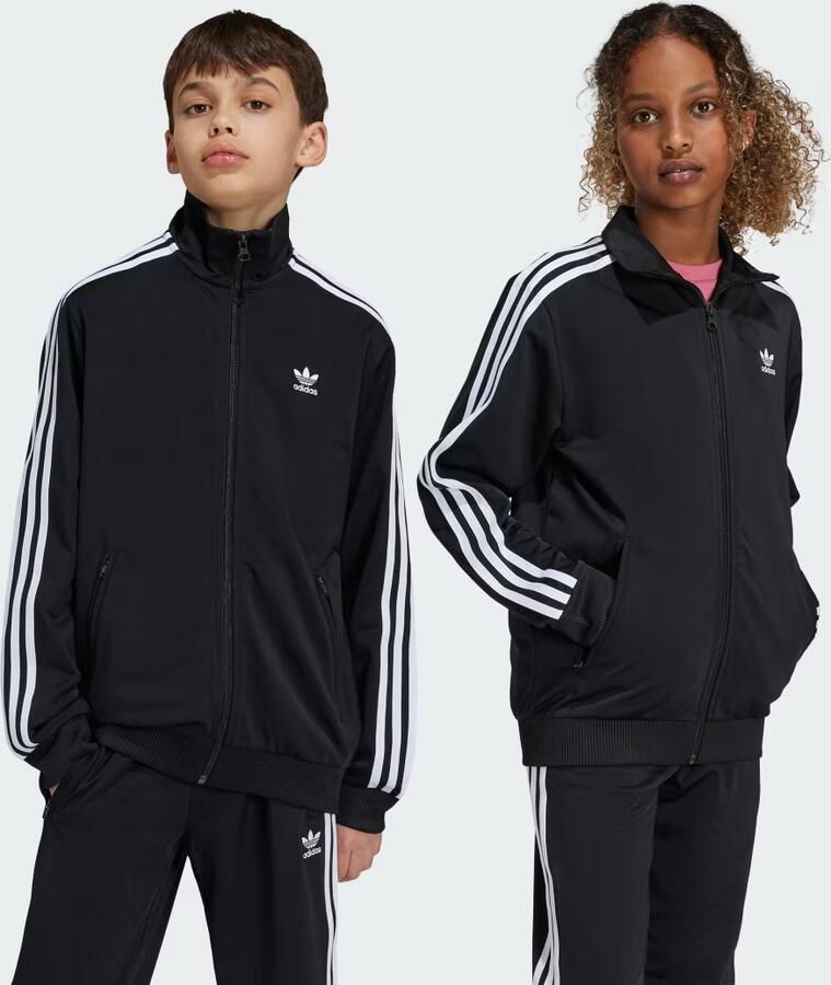 Adidas Originals adicolor Firebird trainingsjacke Trainingspakken in zwart formaten: 134 - Foto 4