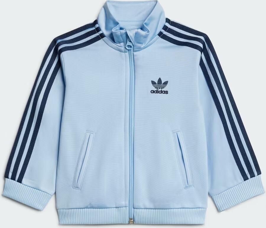 Adidas Adicolor Firebird Trainingspak Kids Blauw - Foto 3