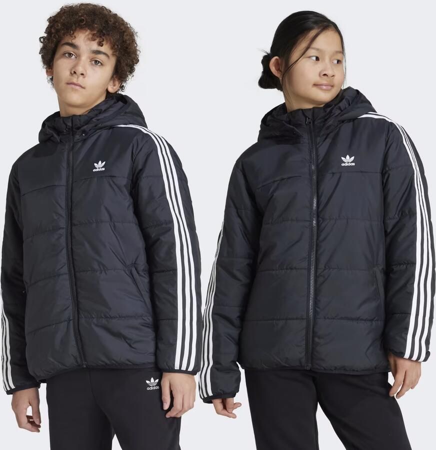 Adidas Originals Adicolor Jacket Unisex Puffer jackets zwart Maat S Kleding - Foto 4
