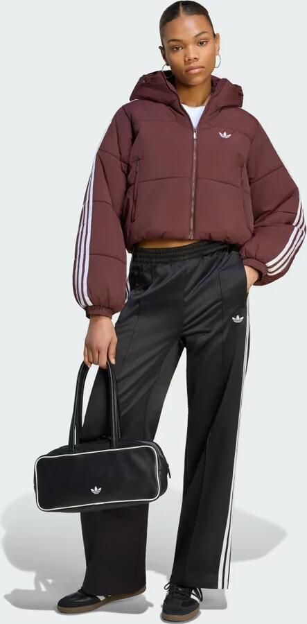 Adidas ADICOLOR KORT PUFFERJACK MET CAPUCHON - Foto 5
