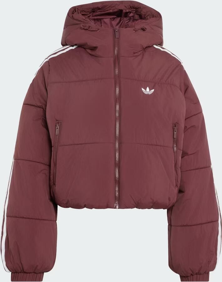 Adidas ADICOLOR KORT PUFFERJACK MET CAPUCHON - Foto 3