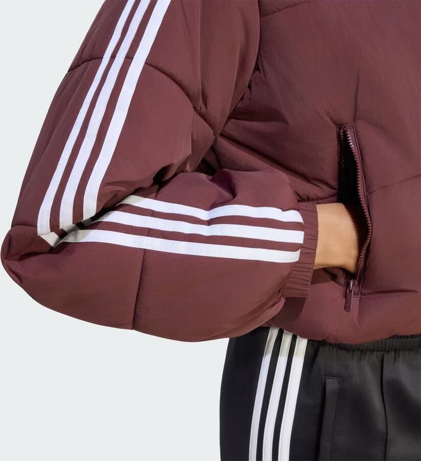 Adidas ADICOLOR KORT PUFFERJACK MET CAPUCHON - Foto 2