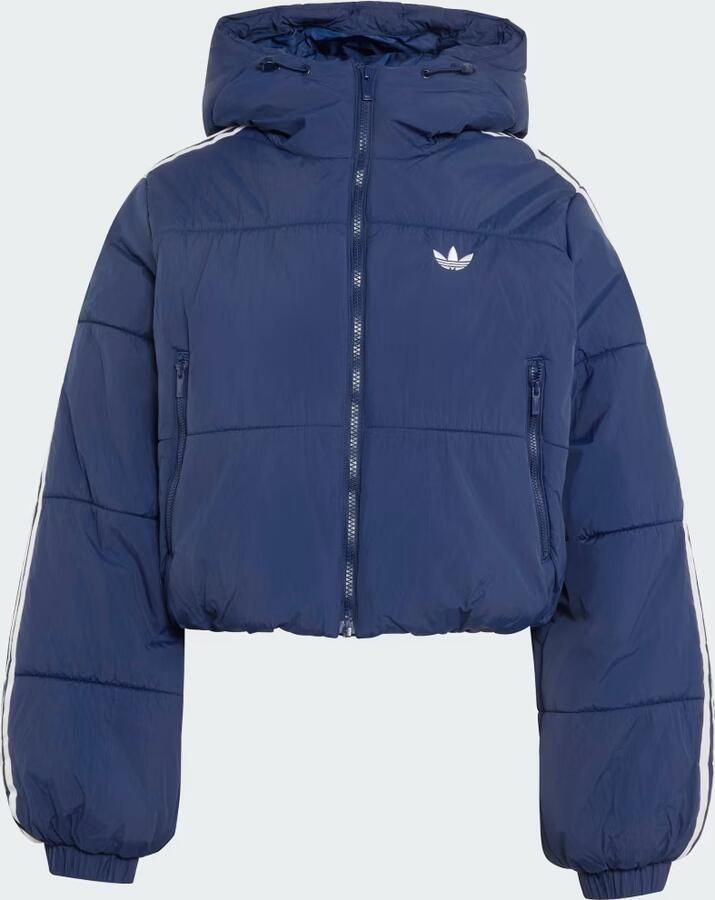 Adidas ADICOLOR KORT PUFFERJACK MET CAPUCHON - Foto 4