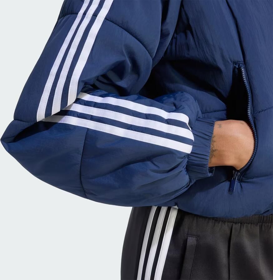 Adidas ADICOLOR KORT PUFFERJACK MET CAPUCHON - Foto 2