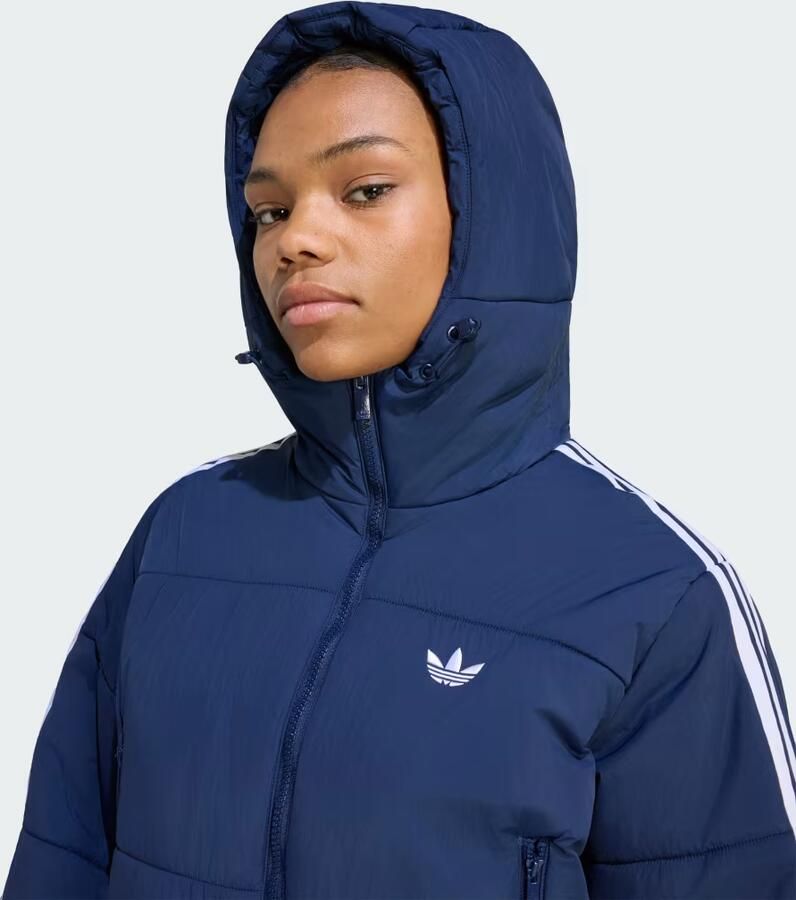 Adidas ADICOLOR KORT PUFFERJACK MET CAPUCHON - Foto 3