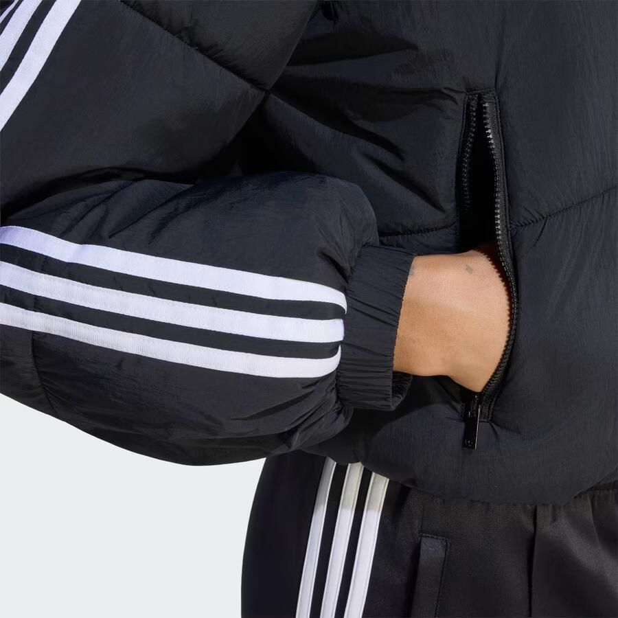 Adidas ADICOLOR KORT PUFFERJACK MET CAPUCHON - Foto 2