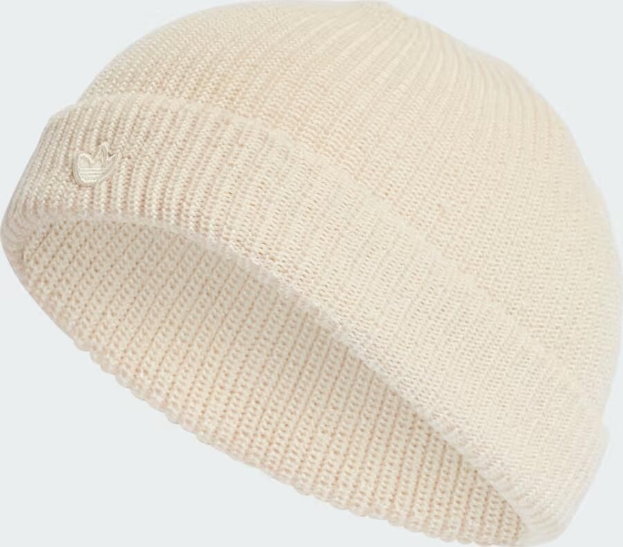 Adidas Originals Adicolor Korte Beanie Wit - Foto 4