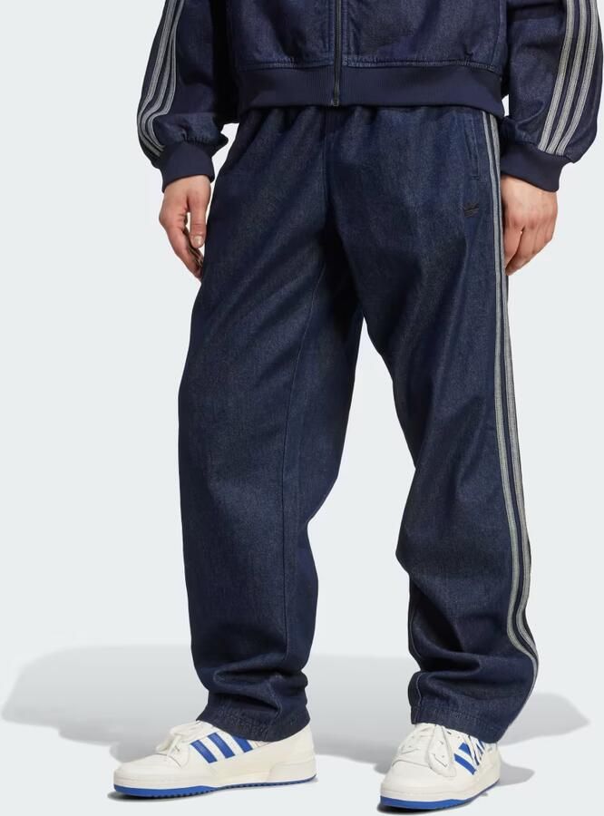 Adidas Adicolor Loose-fit Denim Stone Trainingsbroek