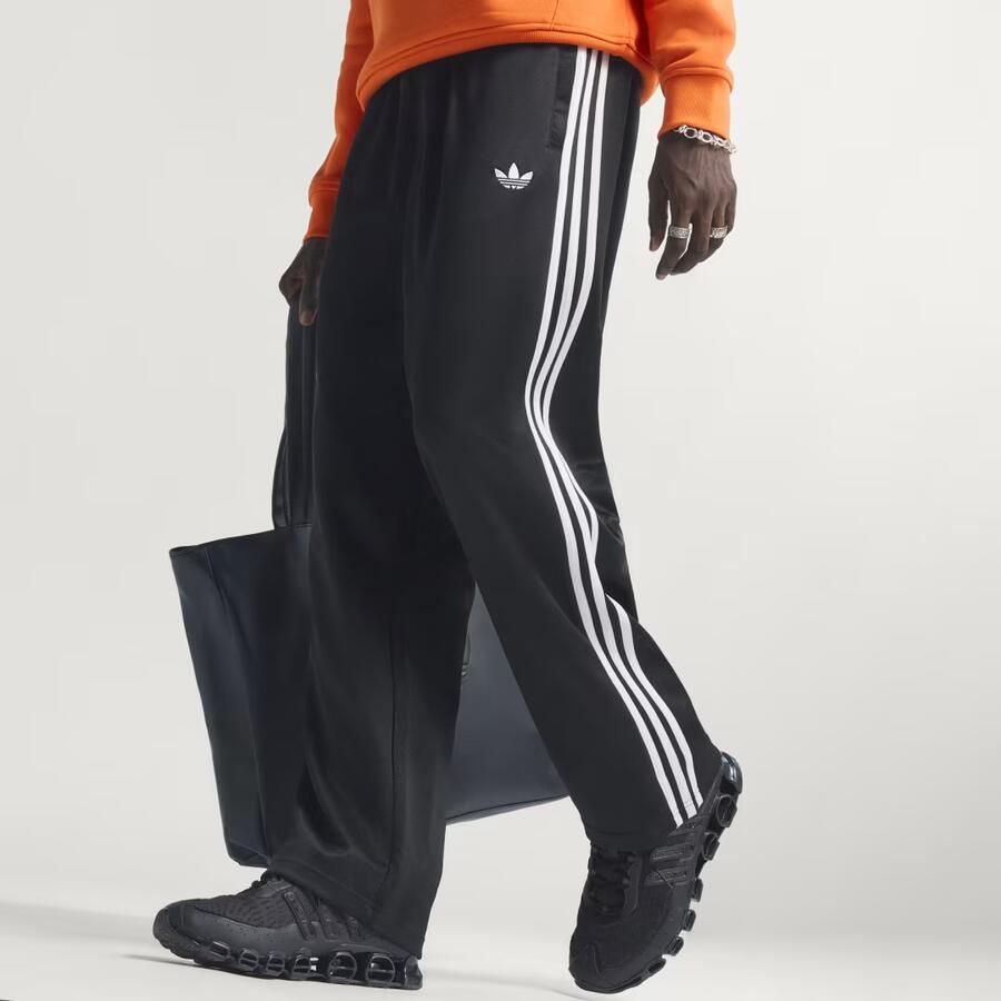 Adidas Originals SST Open Hem Track Pants Zwart- Heren Zwart