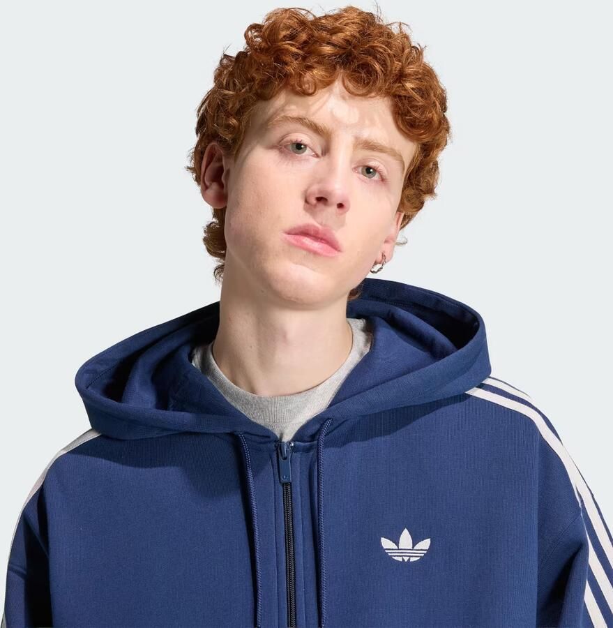 Adidas Adicolor Oversized Hoodie met Lange Ritssluiting - Foto 2