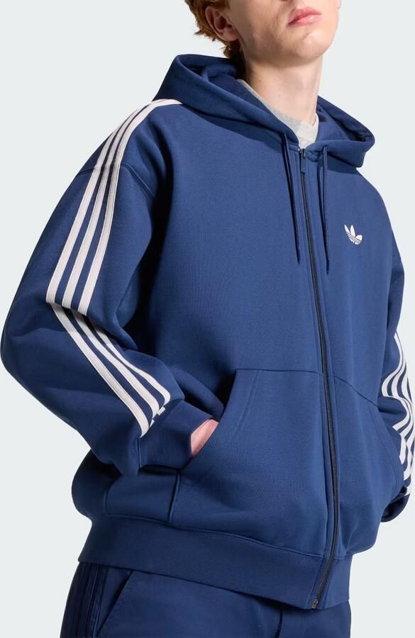 Adidas Adicolor Oversized Hoodie met Lange Ritssluiting - Foto 4