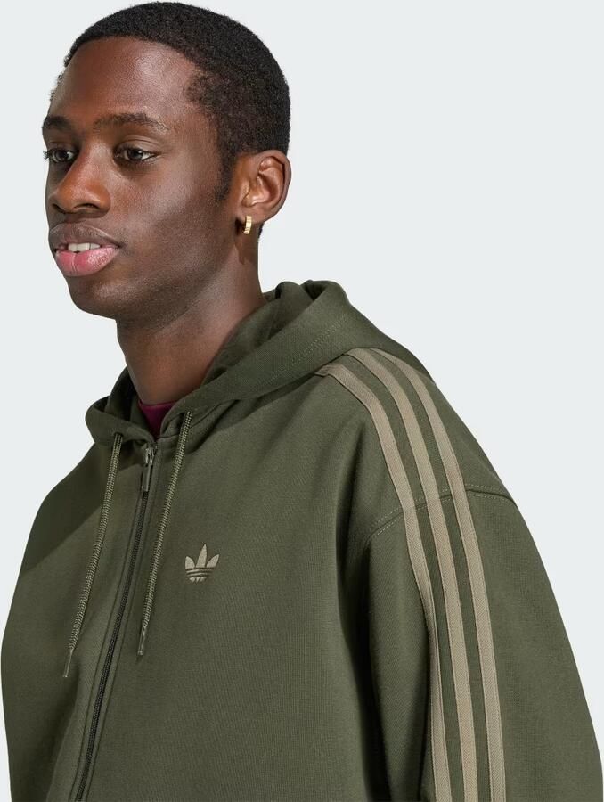 Adidas Adicolor Oversized Hoodie met Lange Ritssluiting - Foto 4