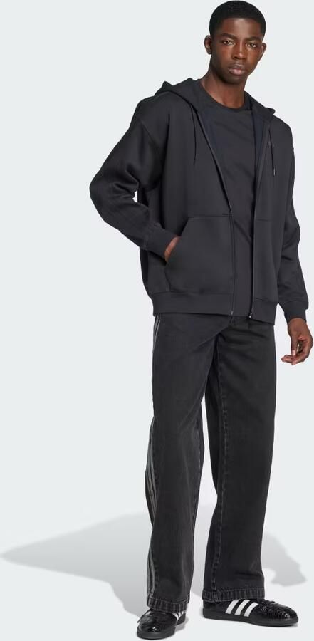 Adidas Adicolor Oversized Hoodie met Lange Ritssluiting - Foto 5